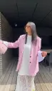 Blazer rose Ana 