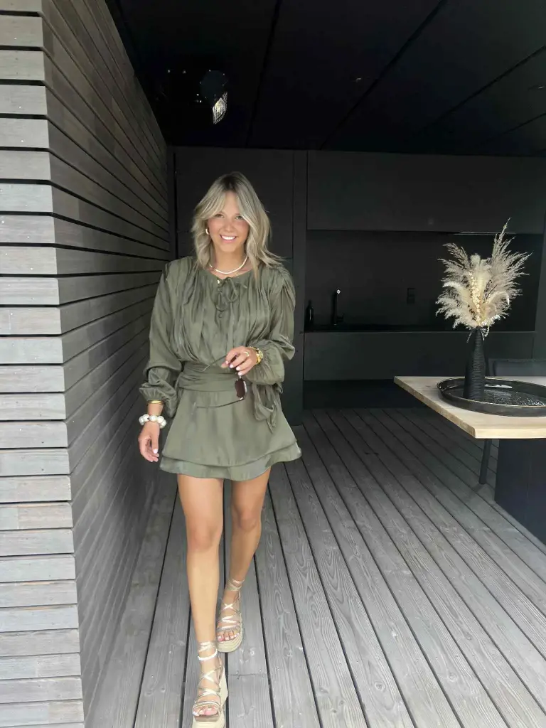 Robe Mia kaki 