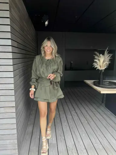 Robe Mia kaki 